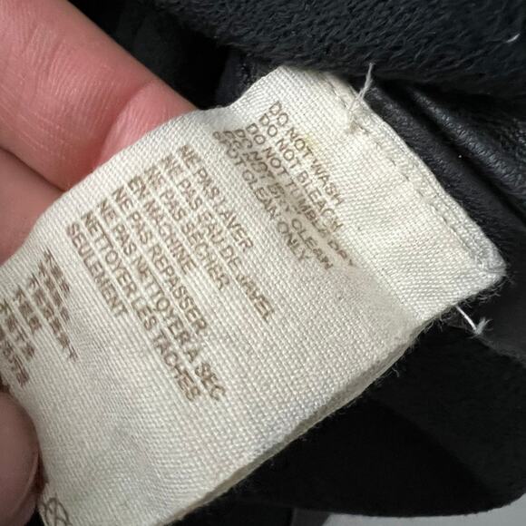 Let Me Be Anthropologie Let Me Be Faux Leather Pintucked Cami Women Size Large - Picture 7 of 9